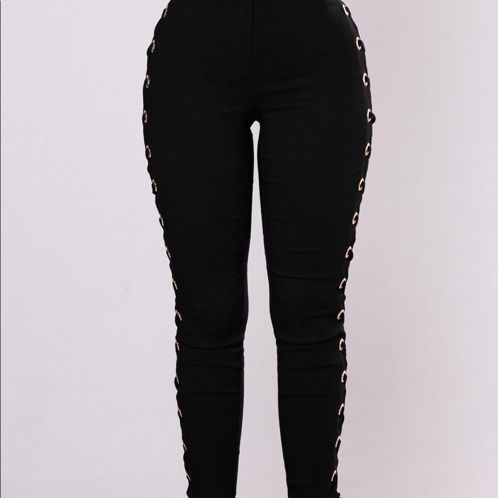 fashion nova side cross pants